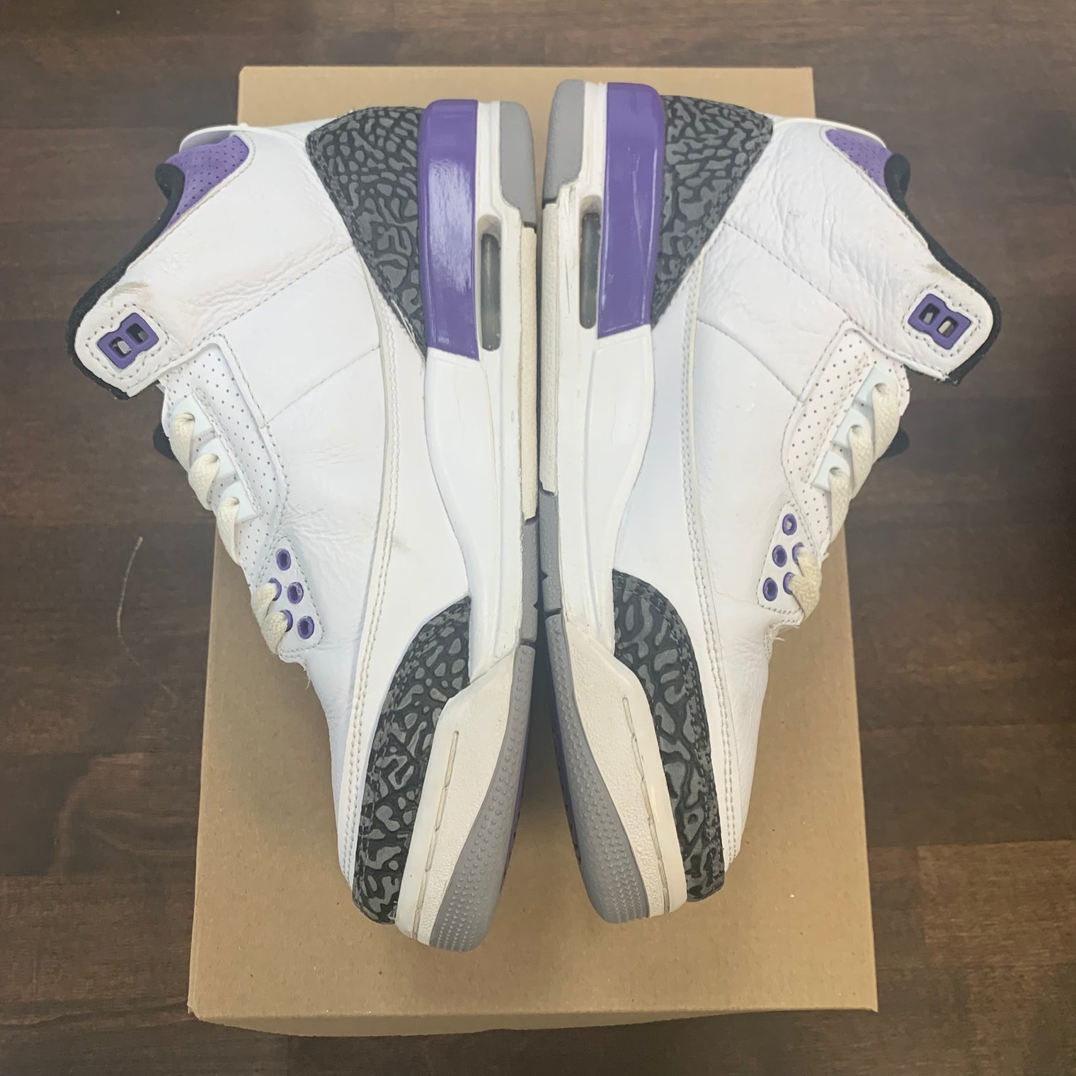 Jordan 3 GS Dark Iris (USED NO BOX)