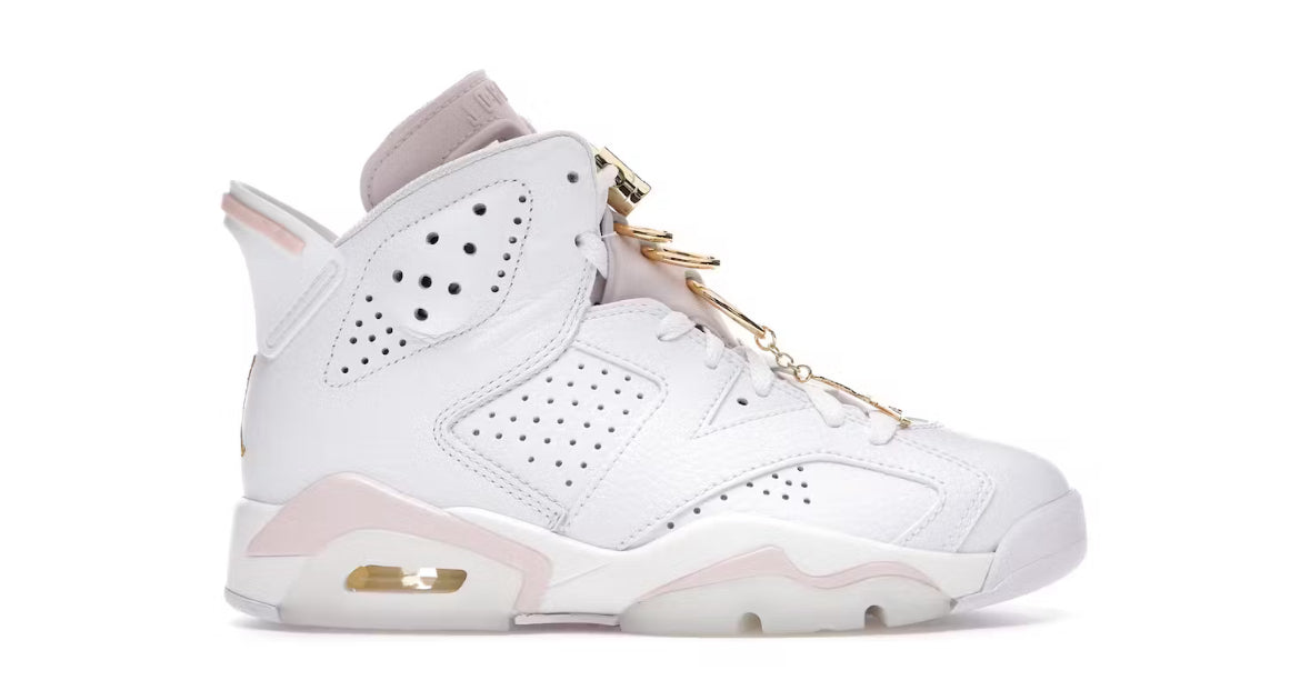 (W) Gold Hoops Jordan 6 Retro