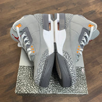Cool Grey Jordan 3 (USED)