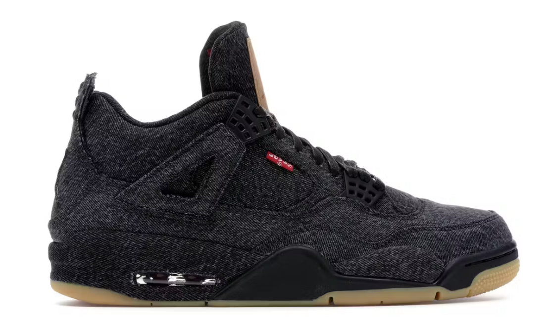 Levi's Black Jordan 4 Retro (Levi’s Tag)