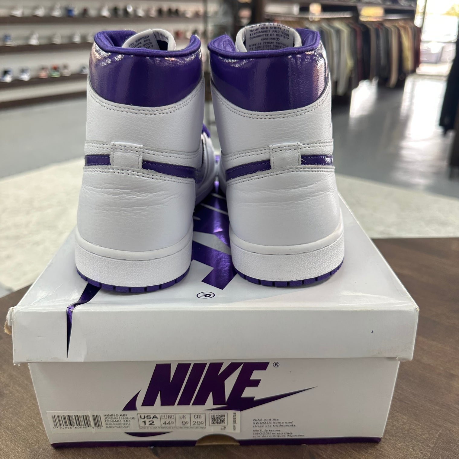 Jordan 1 Retro High Court Purple (Lightly Worn)