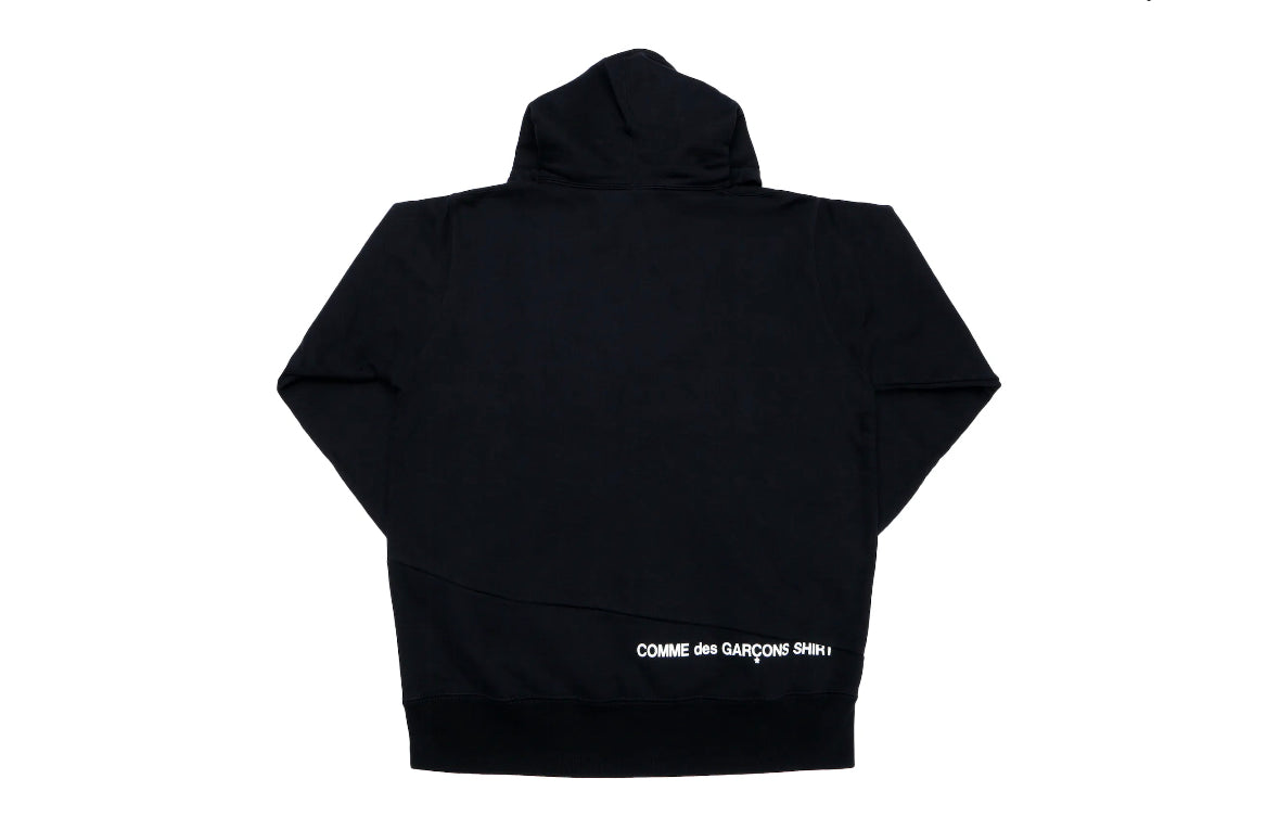 Supreme CDG Split Box Logo Hoodie Black