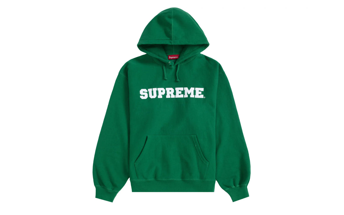 Supreme Collegiate Hoodie Green