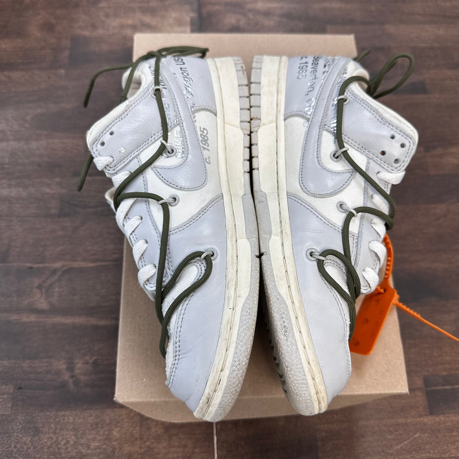 Lot 22 of 50 Off-White Dunk Low (USED, No Box)
