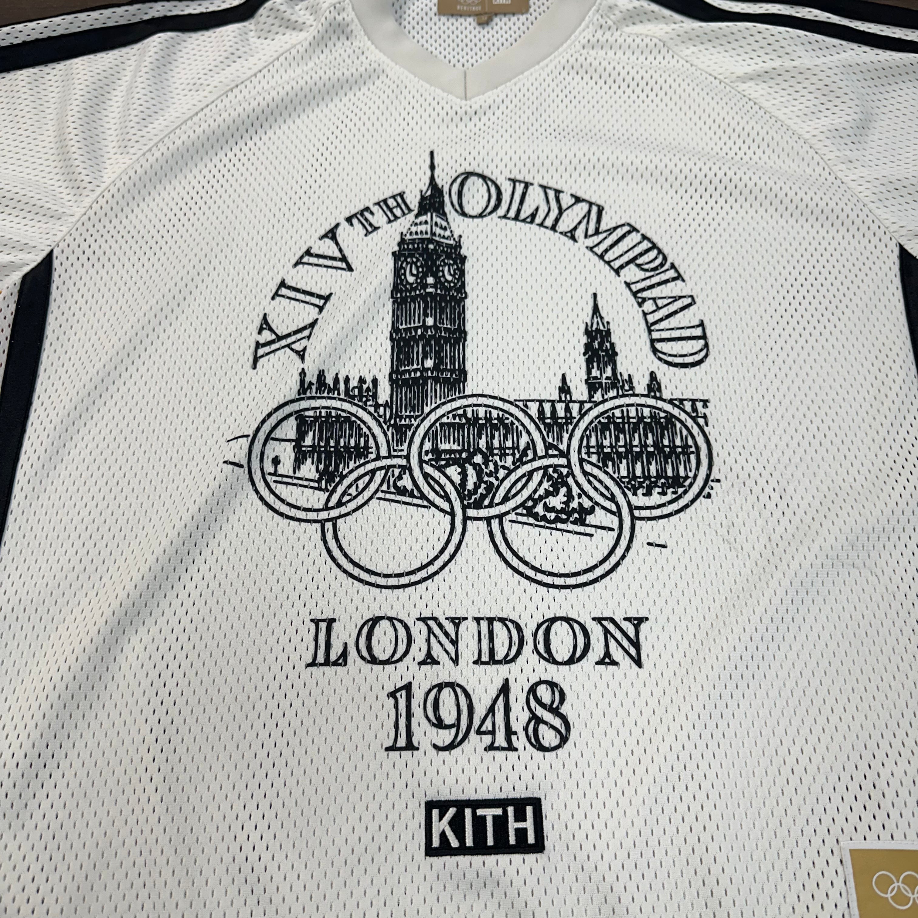Kith Olympics Heritage 1948 London Mesh Leon Jersey 'Silk'
