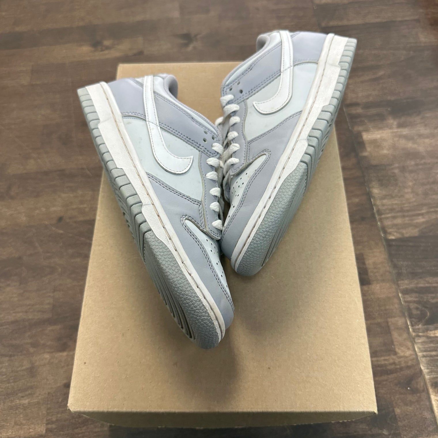(GS) Two Tone Grey Dunk Low (USED,No Box)