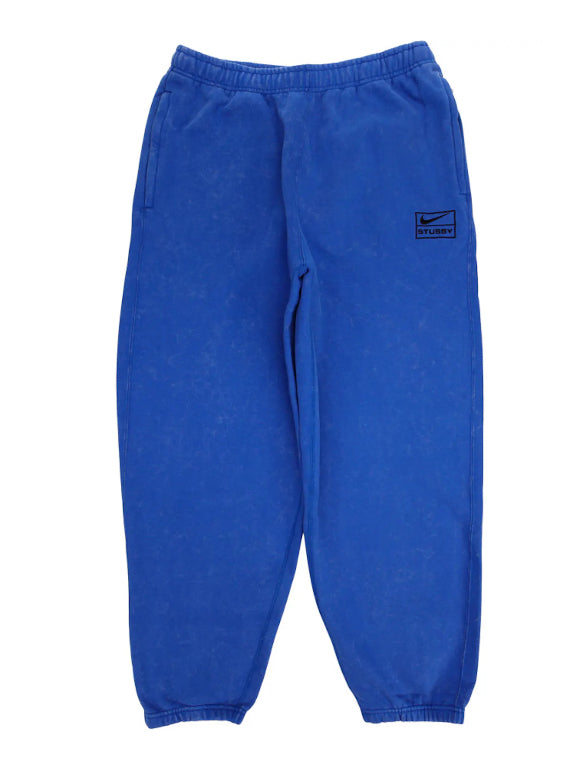 Nike Stussy Acid Wash Sweatpants Blue Royal