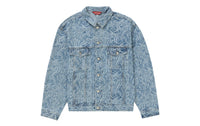 Supreme Script Jacquard Denim Trucker Jacket (USED)