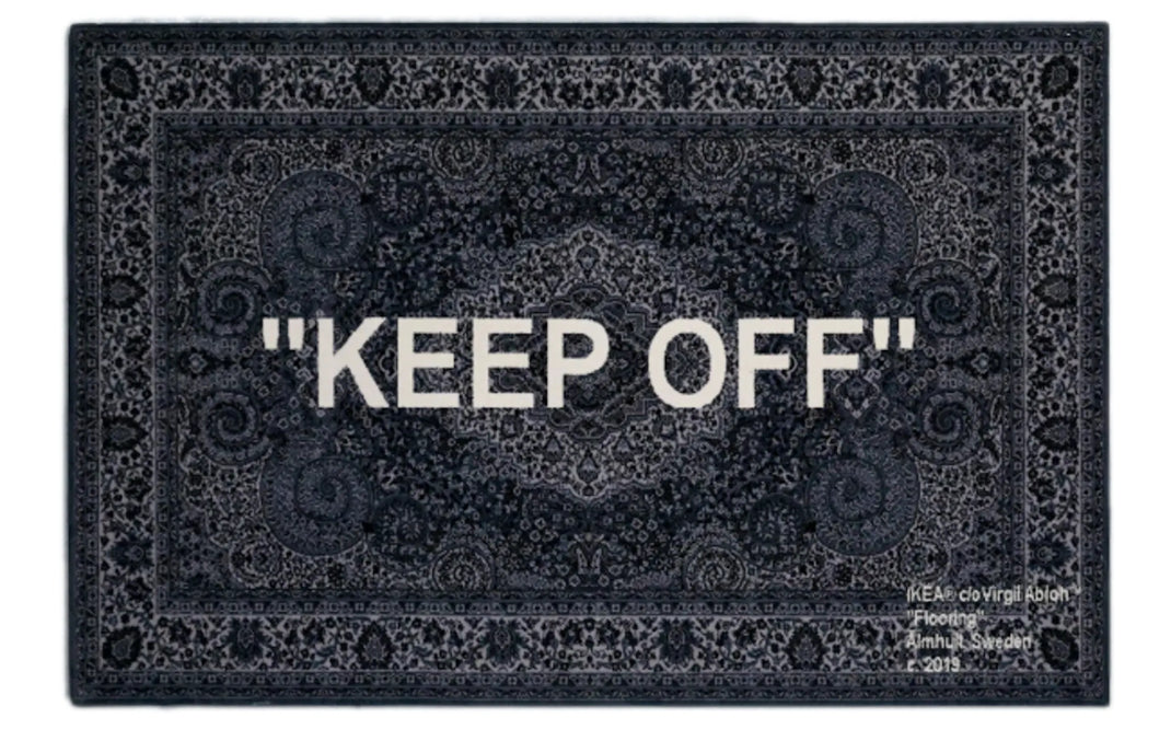 Virgil Abloh IKEA “KEEP OFF” Rug 200x300cm (Pick up Only)