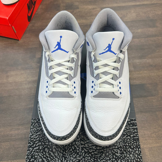 Racer Blue Jordan 3 (USED)