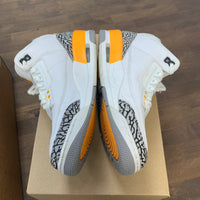 (W) Laser Orange Jordan 3 (USED,No Box)