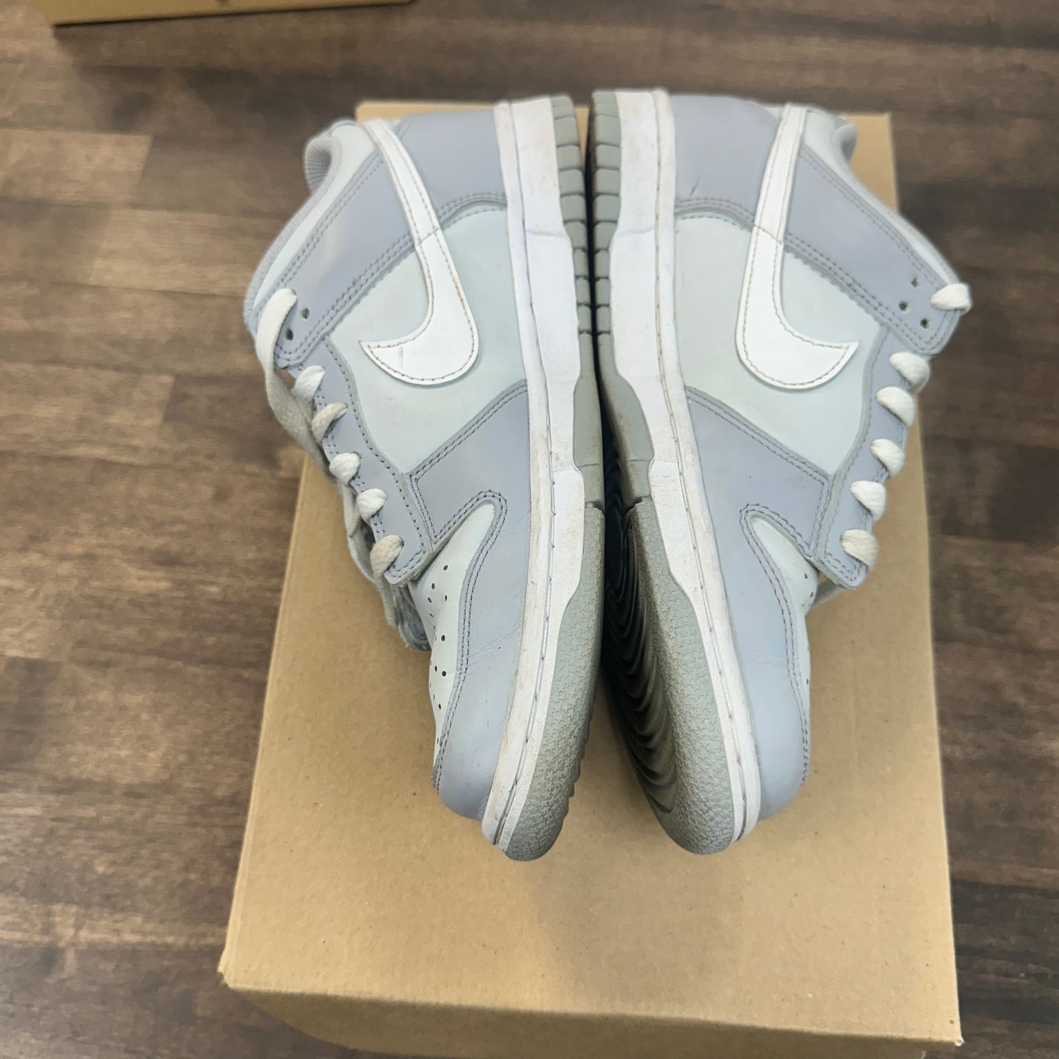 Two Tone Grey Dunk Low (USED, No Box)