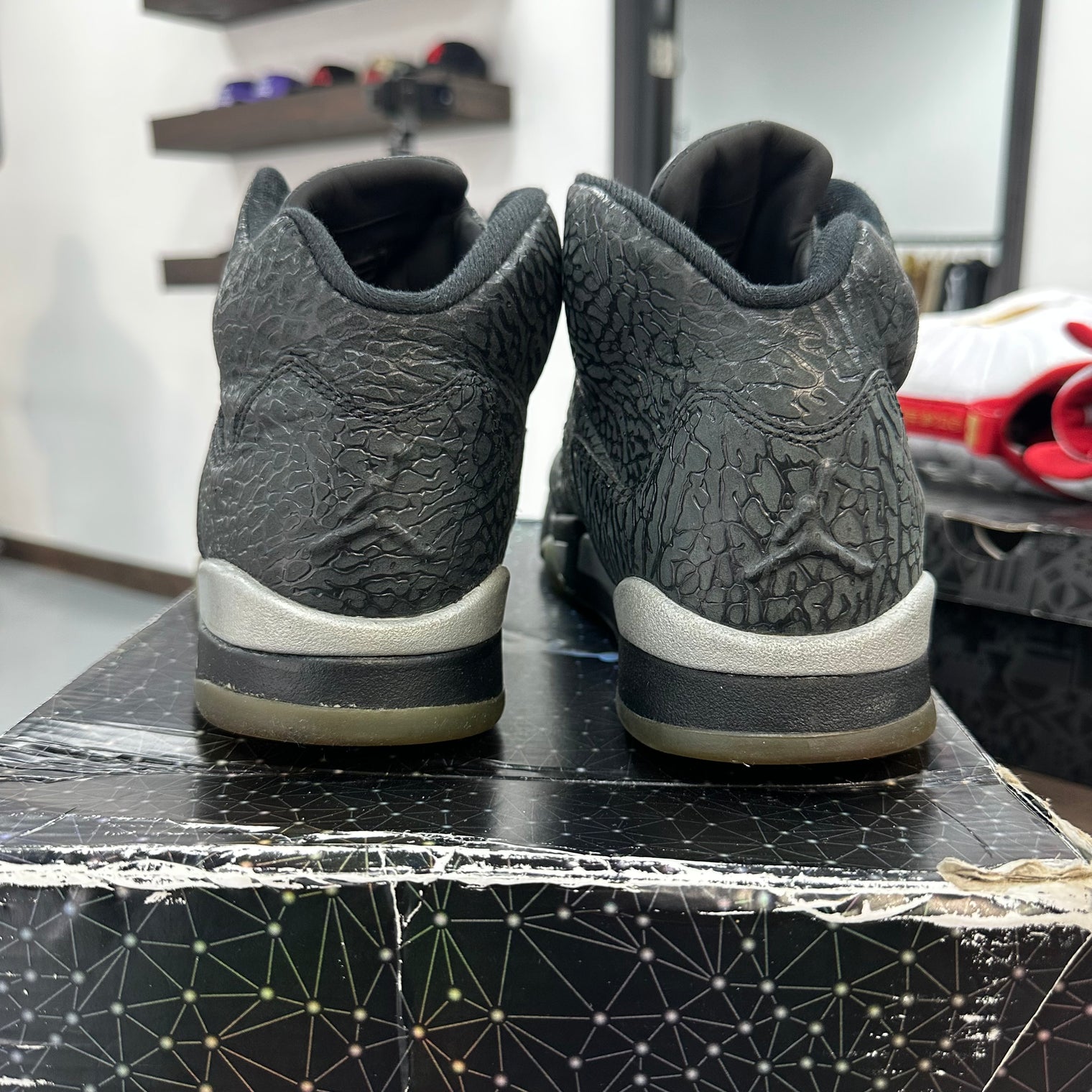 3Lab5 Black Silver Jordan 5 (USED)