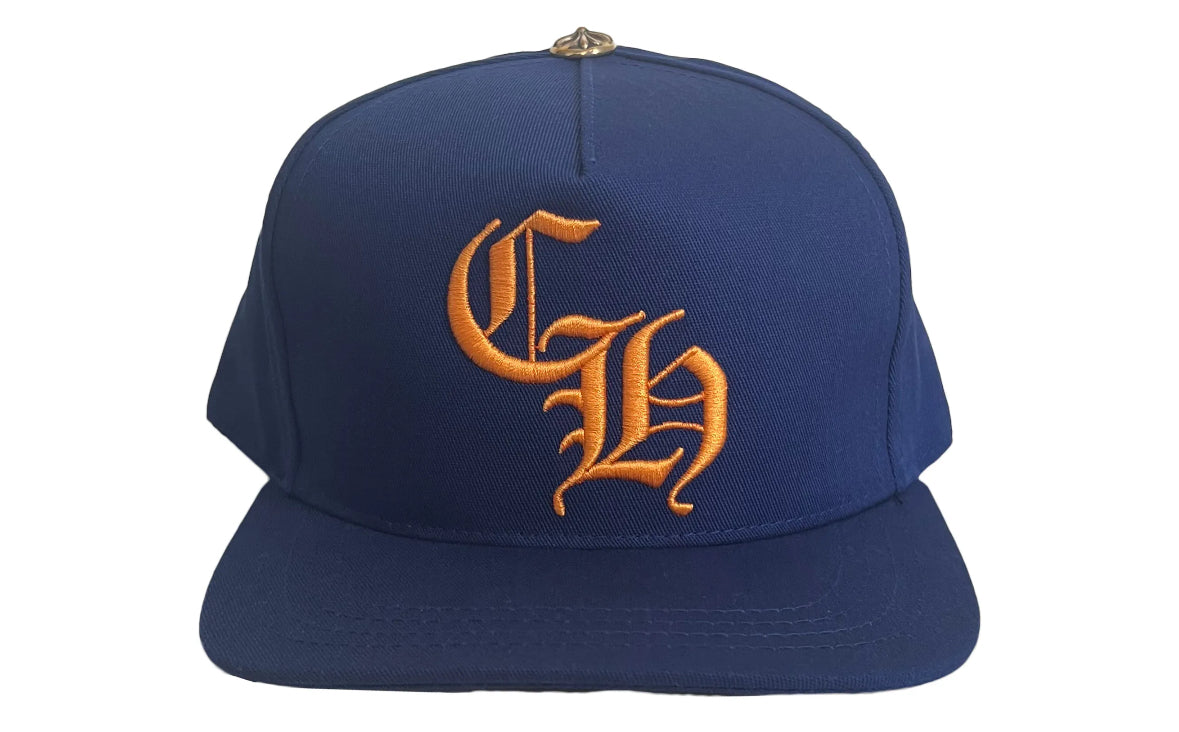 Chrome Hearts Baseball Snapback Hat Blue/Yellow
