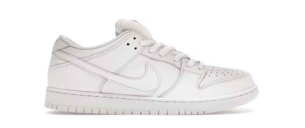 Triple White SB Dunk Low
