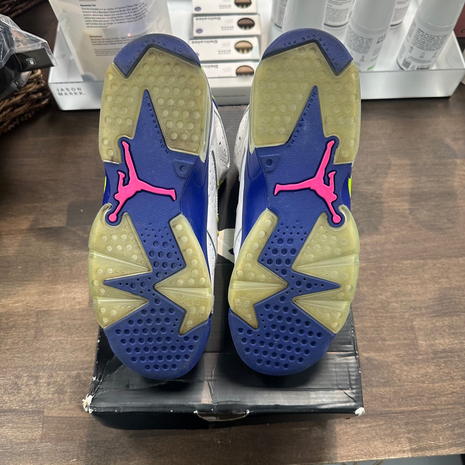 (GS) Fierce Green Jordan 6 (USED)