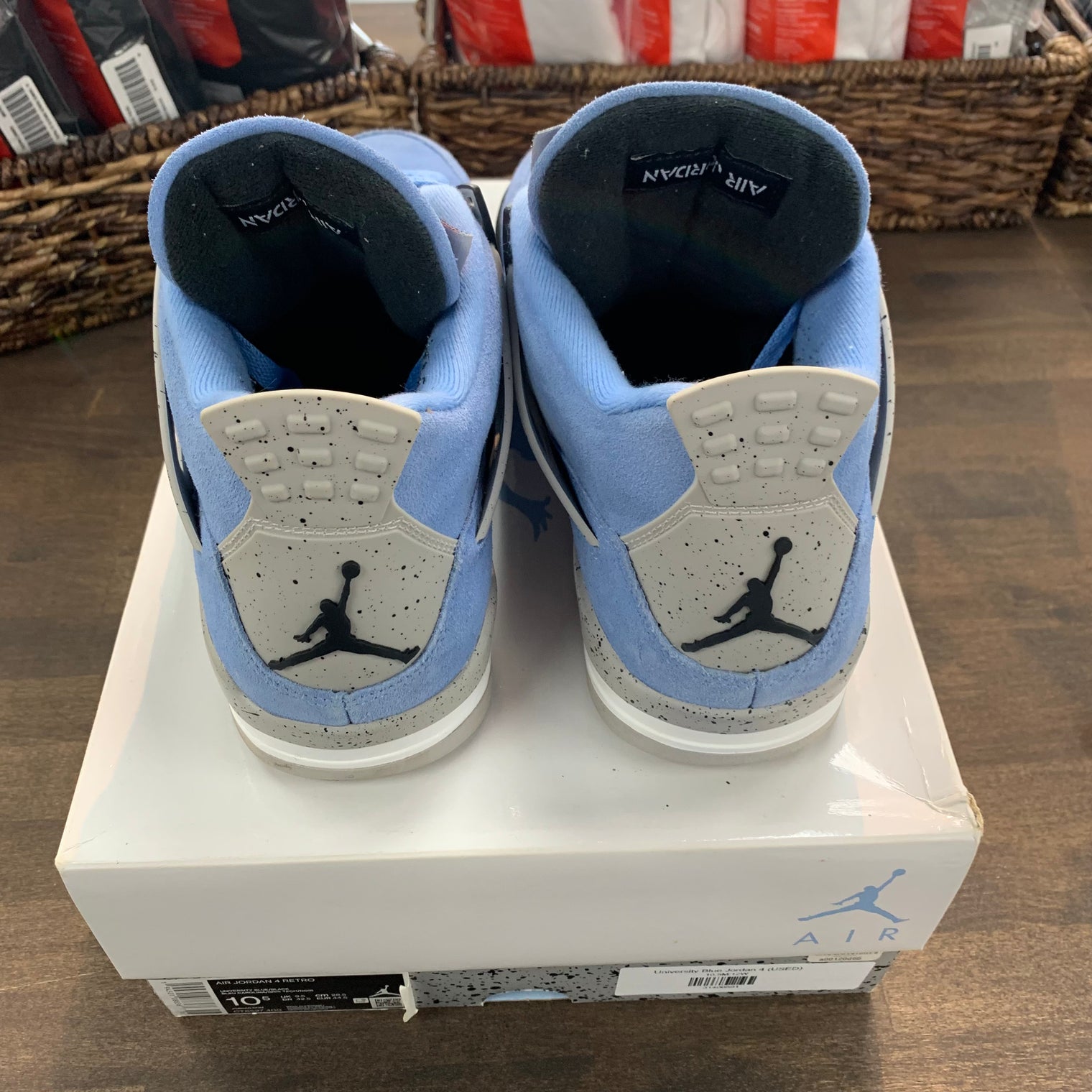 University Blue Jordan 4 (USED)