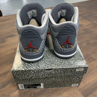 Cool Grey Jordan 3 (USED)