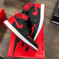Satin Bred Jordan 1 High (W) (USED)