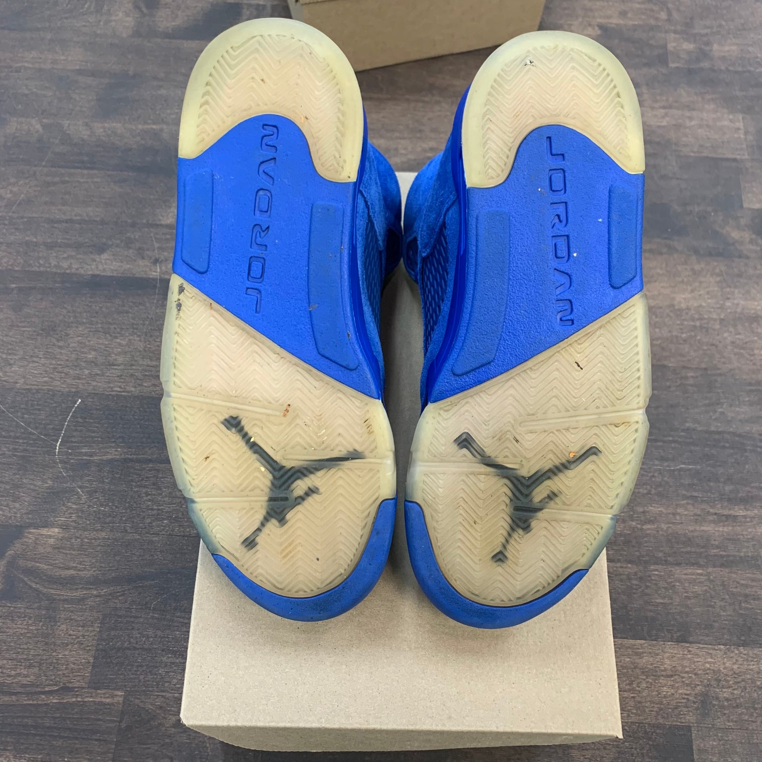 Blue Suede Jordan 5 Retro (USED,No Box)