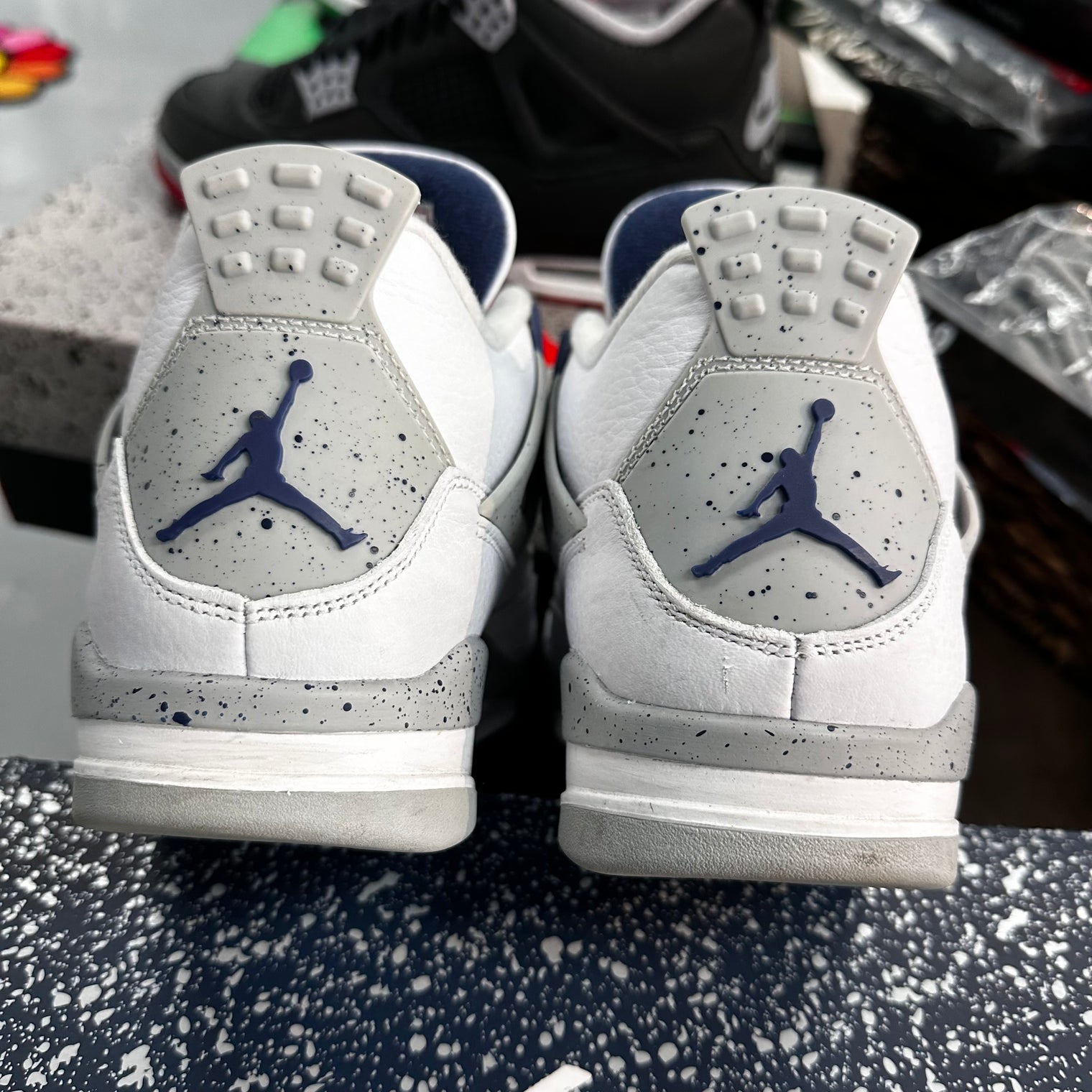 Midnight Navy Jordan 4 (USED)