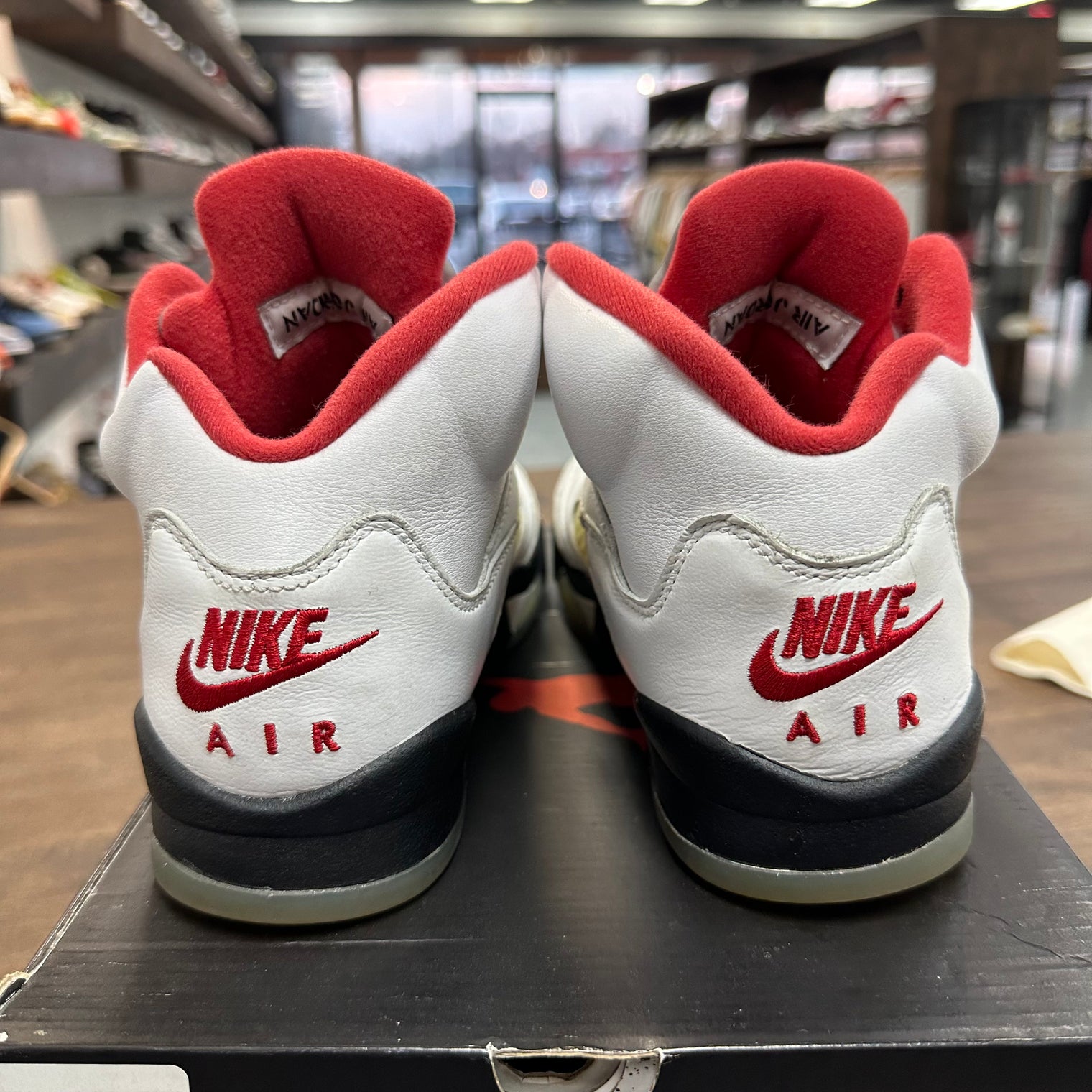 Fire Red Jordan 5 (USED)