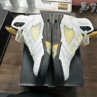 Olympic Gold Metal Jordan 5 (USED)