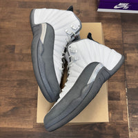 White Grey Stealth Jordan 12 (USED,No Box)
