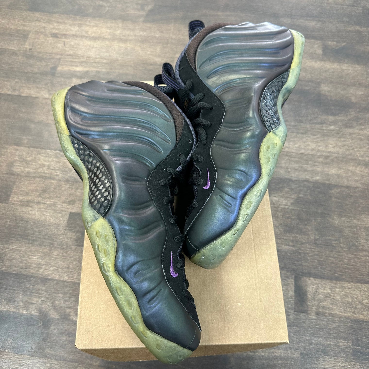 Eggplant Nike Foamposite (USED,NO BOX) (2017)
