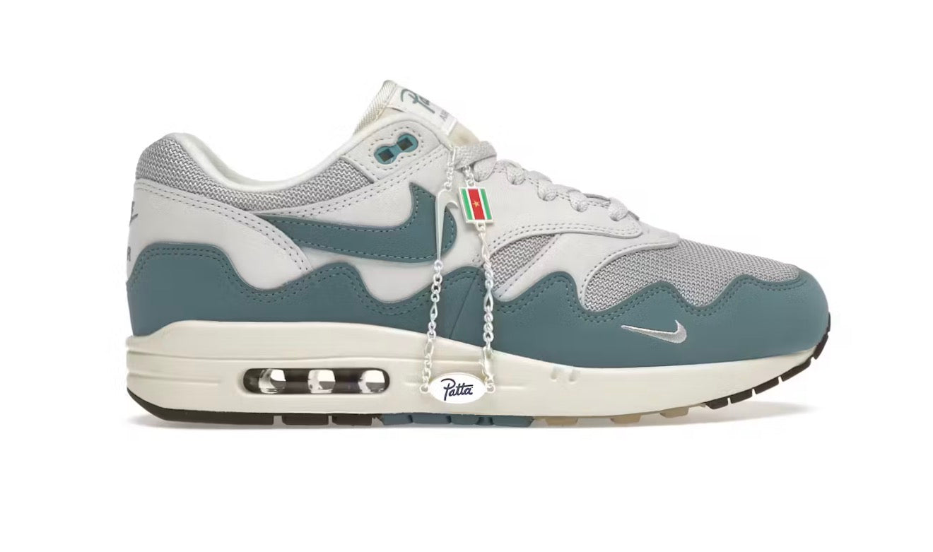 Patta Waves Noise Aqua Nike Air Max 1 (With Bracelet)