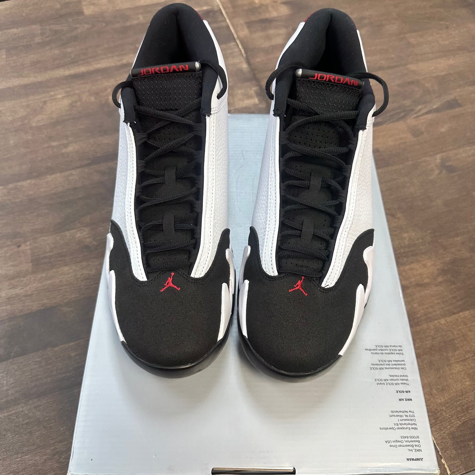 Black Toe Jordan 14 (2024) (No lid, flaw)