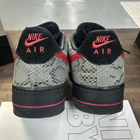 Snake Skin Red Nike ID Air Force 1 (USED)