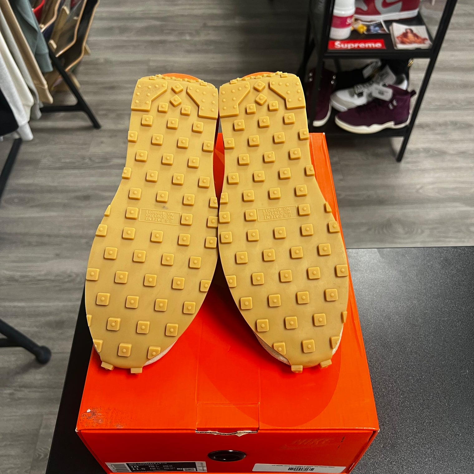 LD Waffle sacai CLOT Kiss of Death Net Orange Blaze (USED)