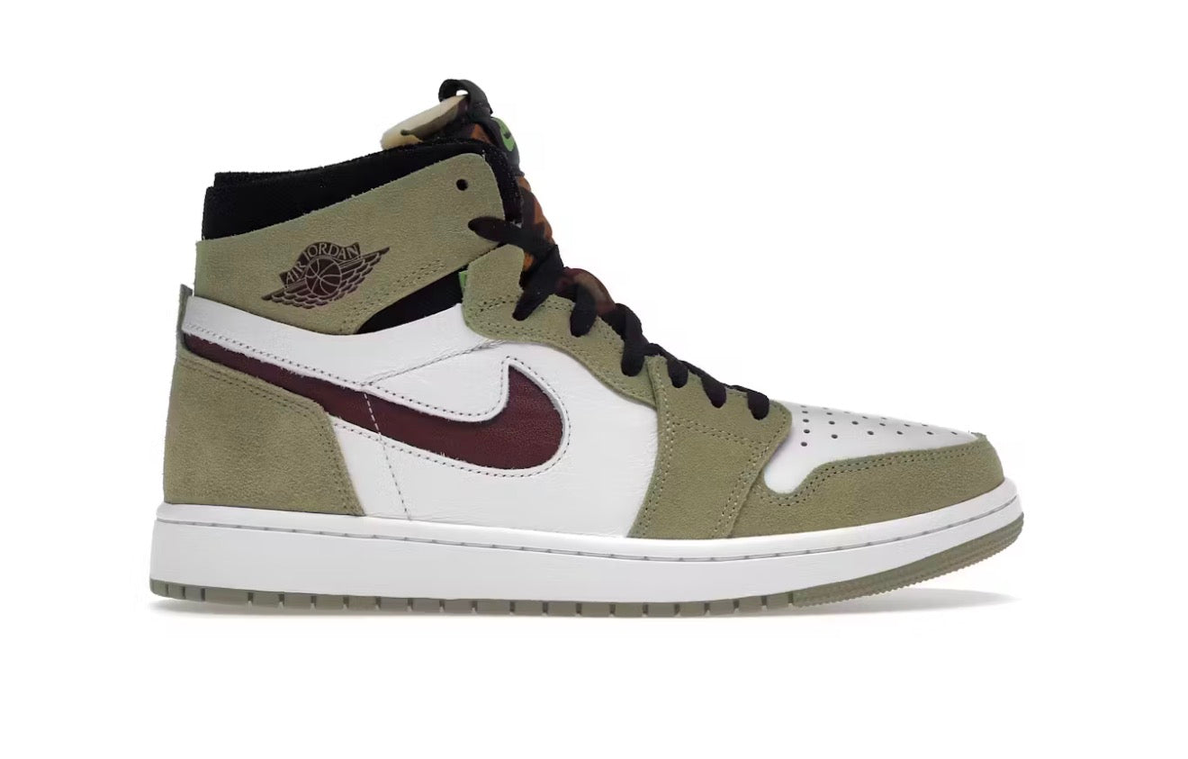 Neutral Olive Zoom Jordan 1 High CMFT