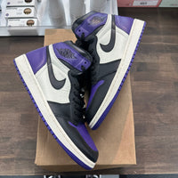 Court Purple Jordan 1 High (USED, No Box)