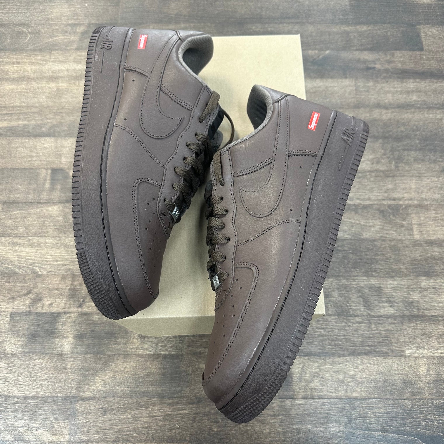 Baroque Brown Supreme Air Force 1 (USED,No Box)