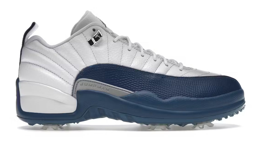 French Blue Jordan 12 Low Golf