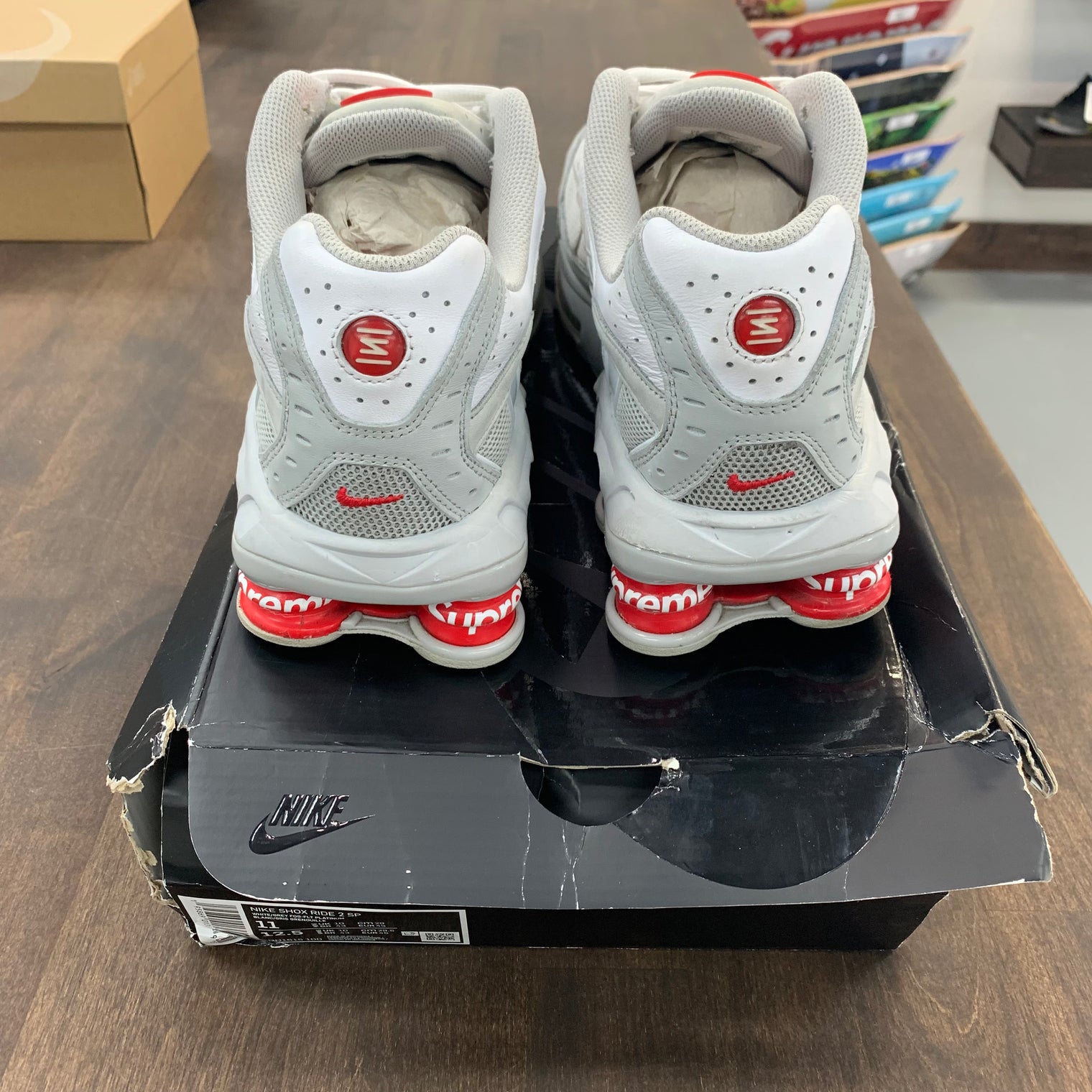 Nike Shox Ride 2 SP Supreme White (USED)