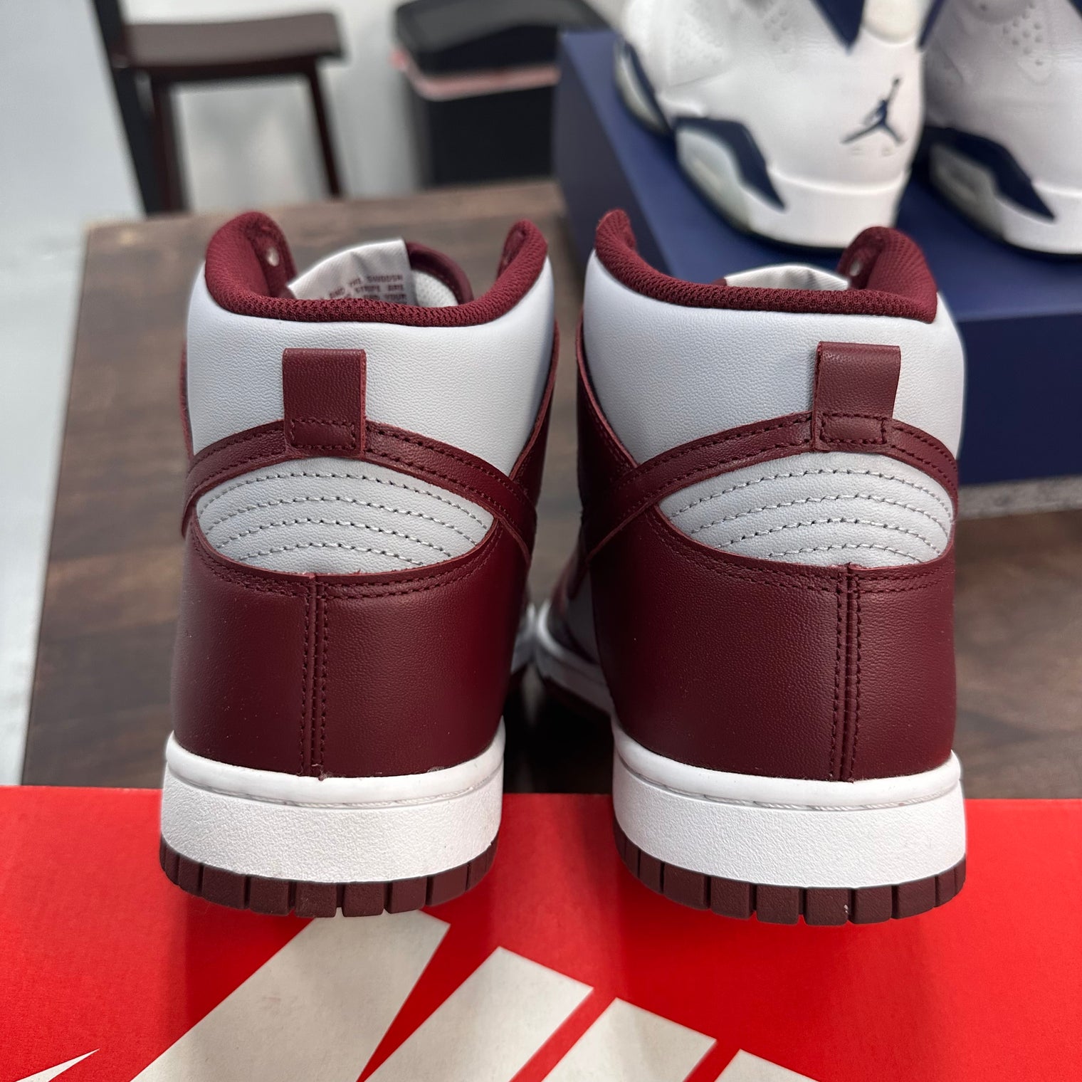 Dark Beetroot Dunk High (USED)