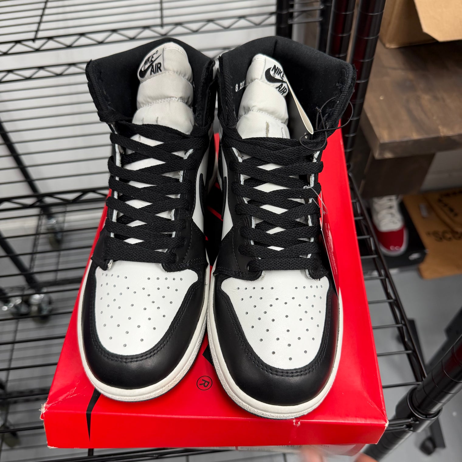 Black White Jordan 1 High 85 (USED)
