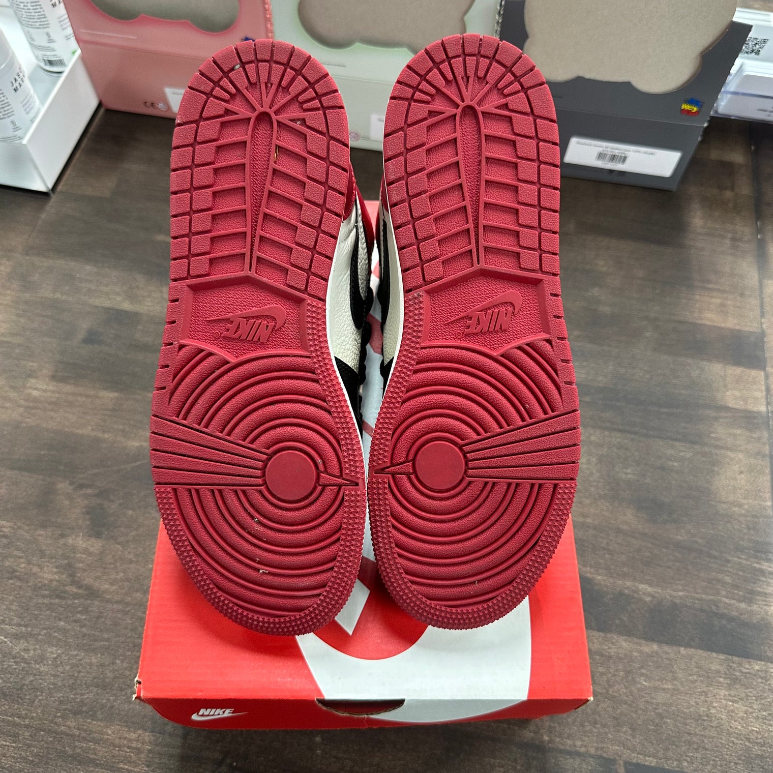 Bred Toe Jordan 1 High (GS) (USED, No Box)