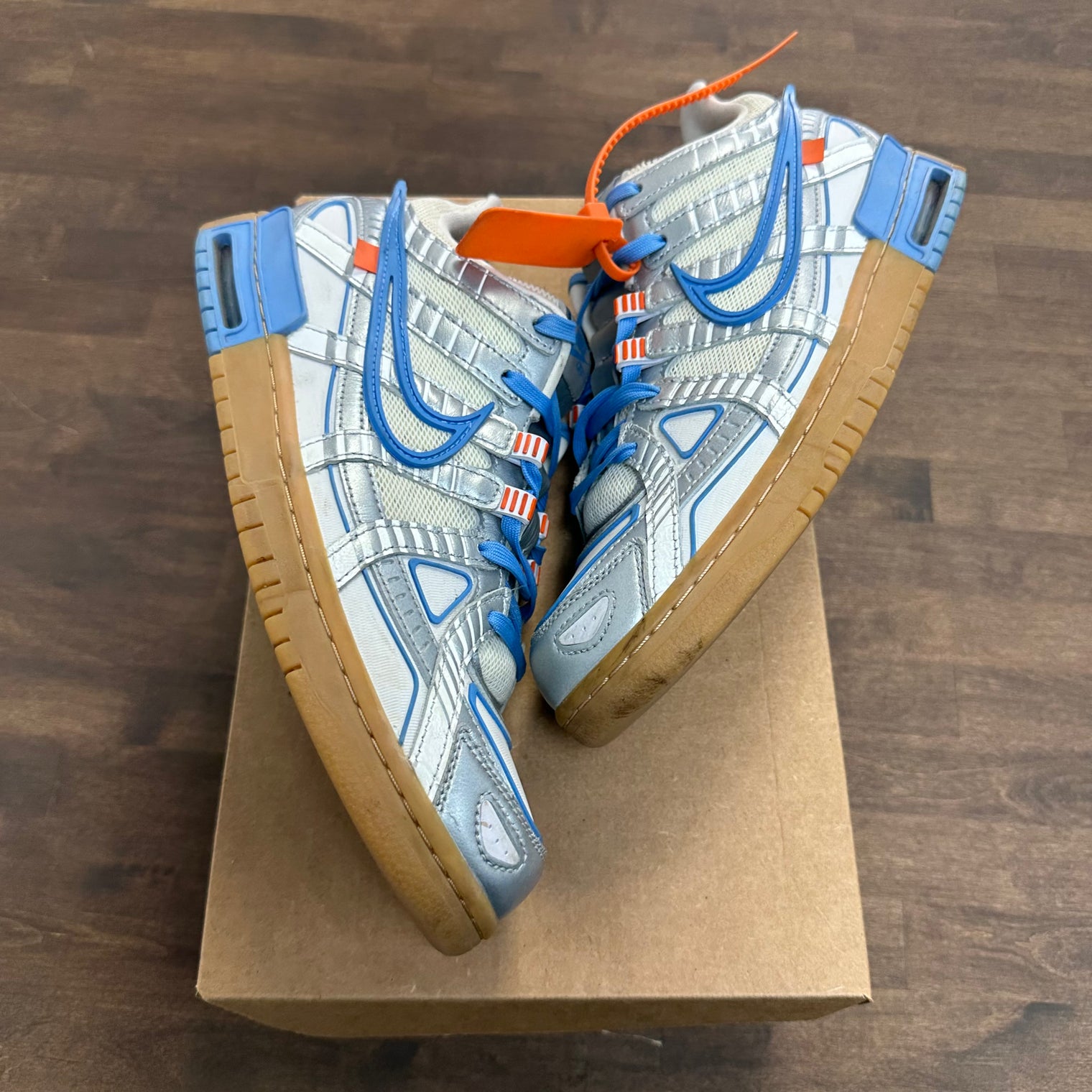 Off White Rubber Dunk UNC (USED, No Box)