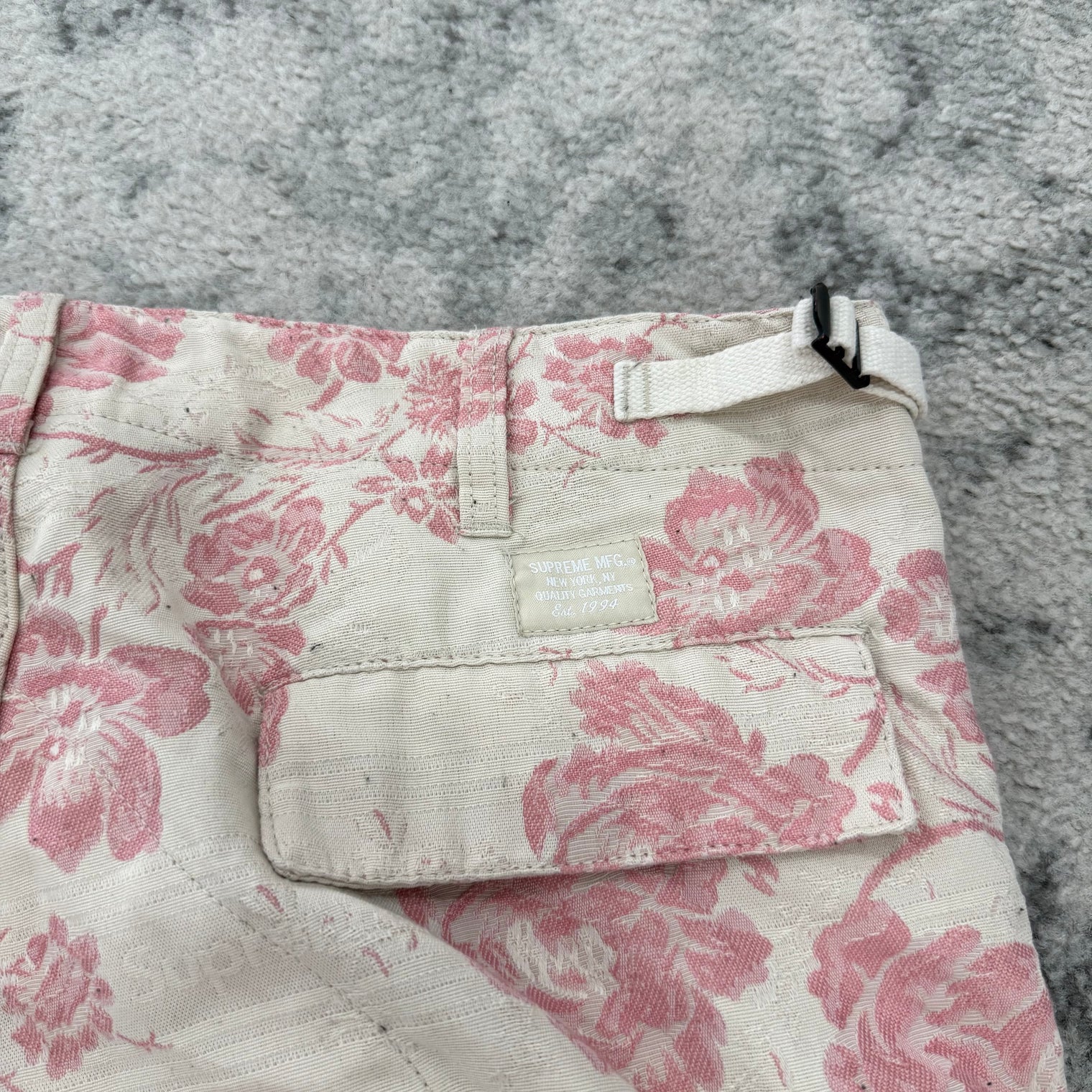 Supreme Floral Tapestry Cargo Pant Pink (USED)
