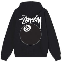 8 Ball Stussy Hoodie Black