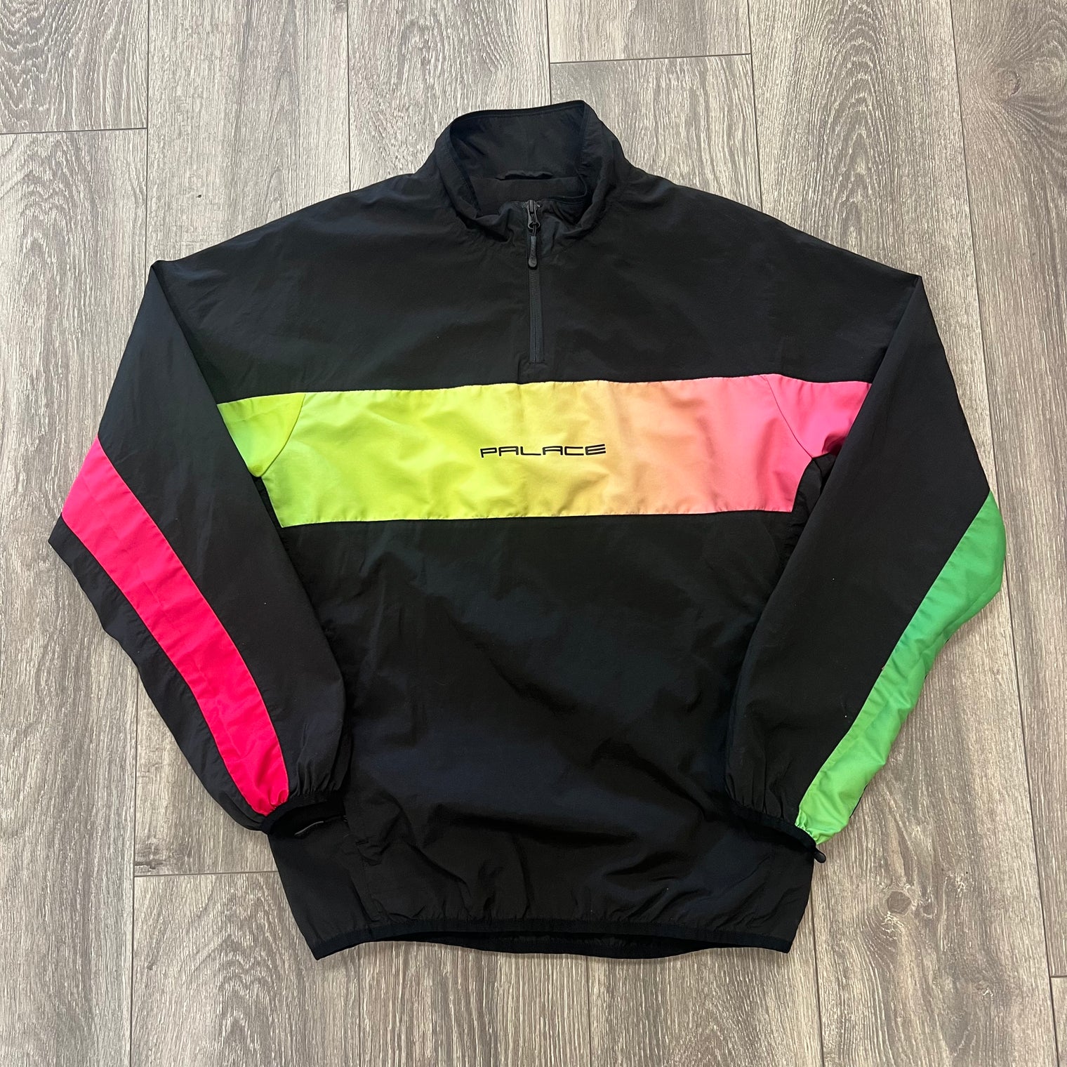 Palace Half Zip Windbreaker Black (USED)