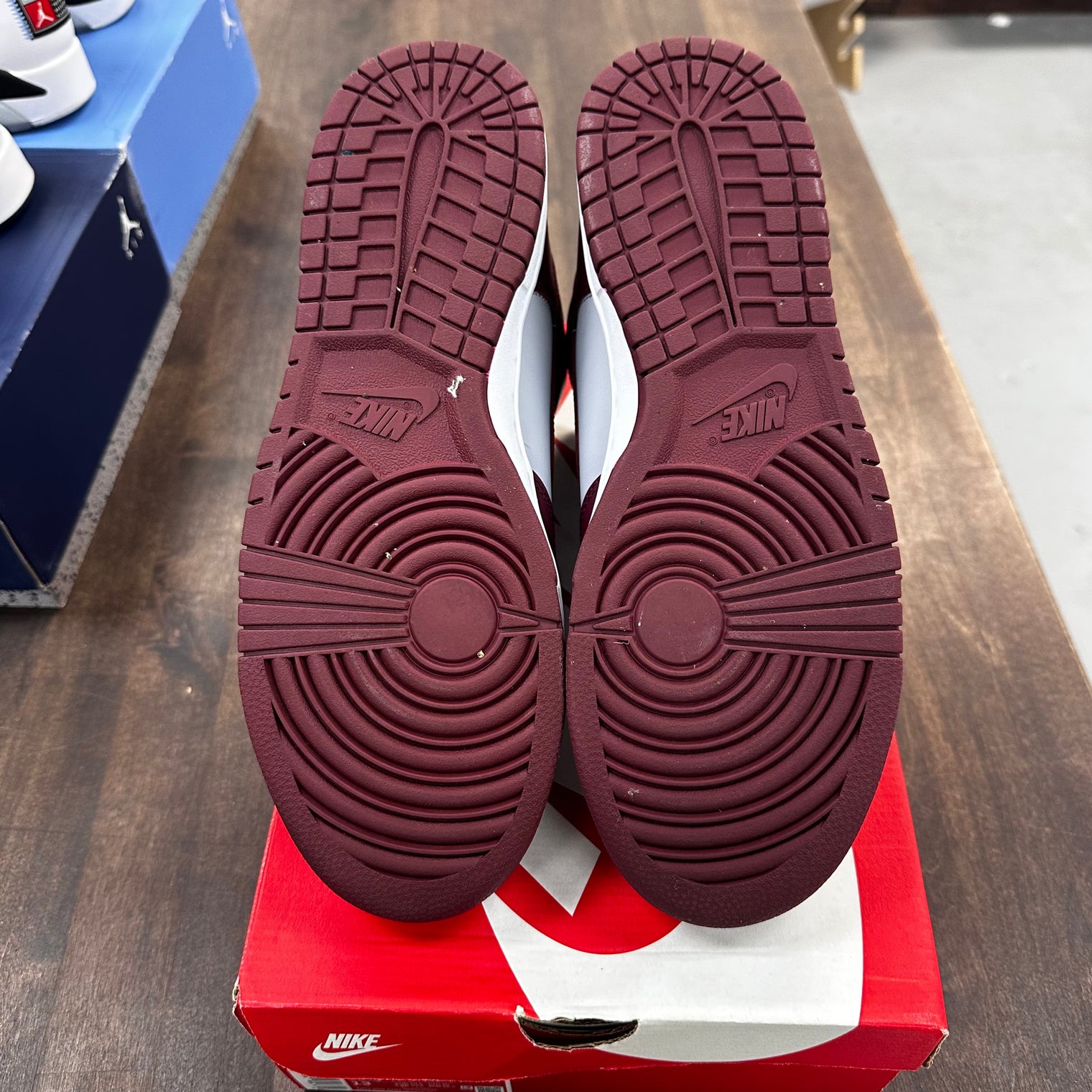 Dark Beetroot Dunk High (USED)