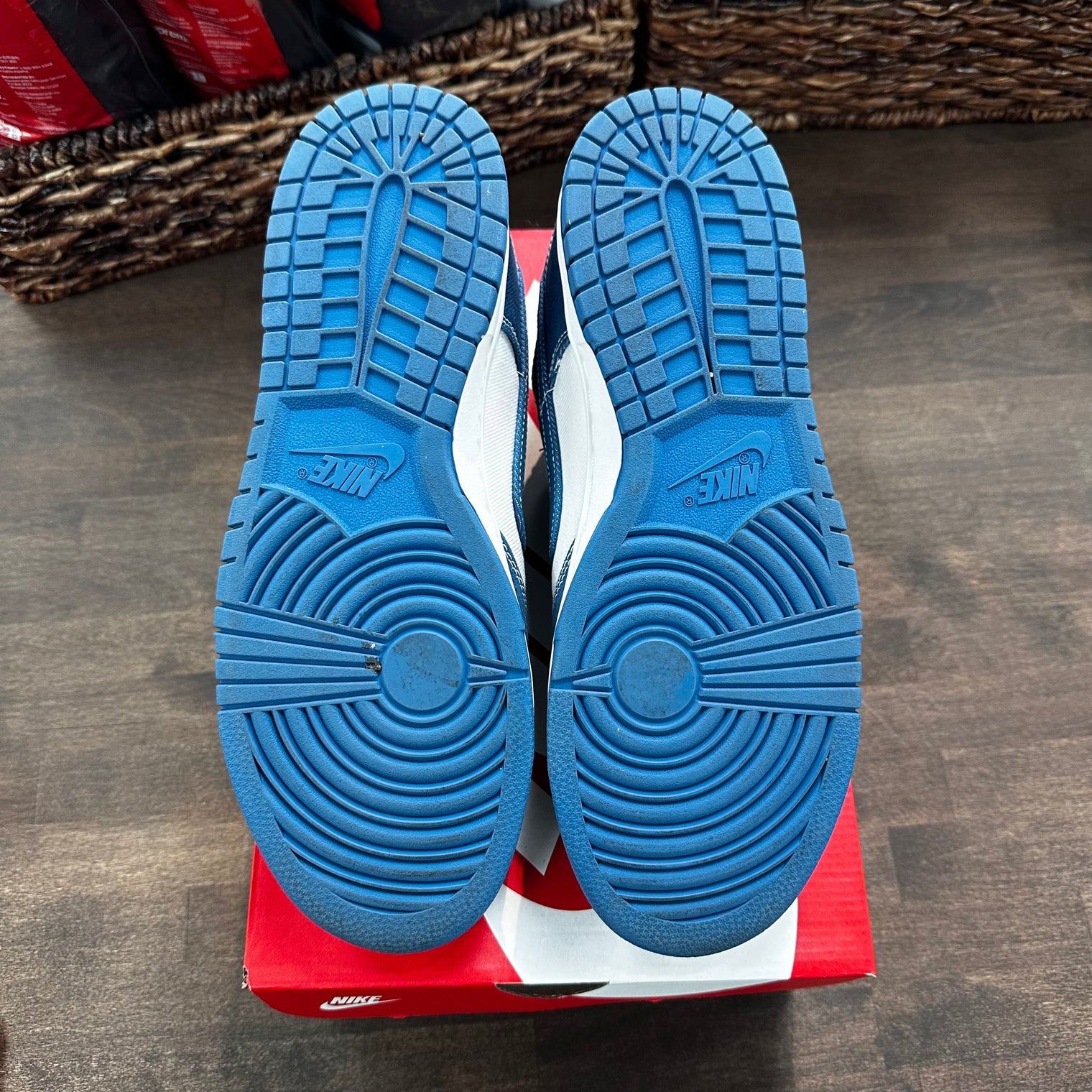 Industrial Blue Sashiko Dunk Low (USED)