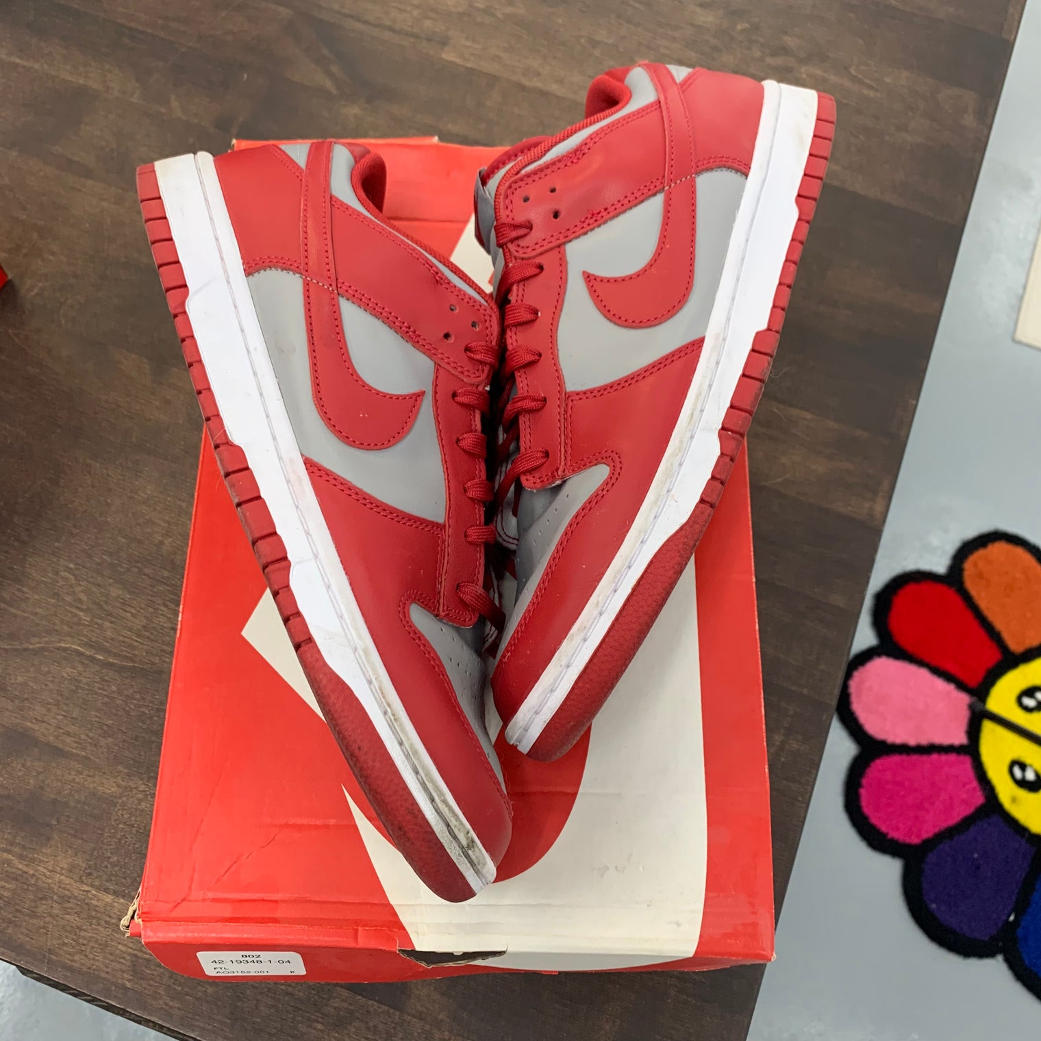 UNLV Nike Dunk Low (USED,No Box)
