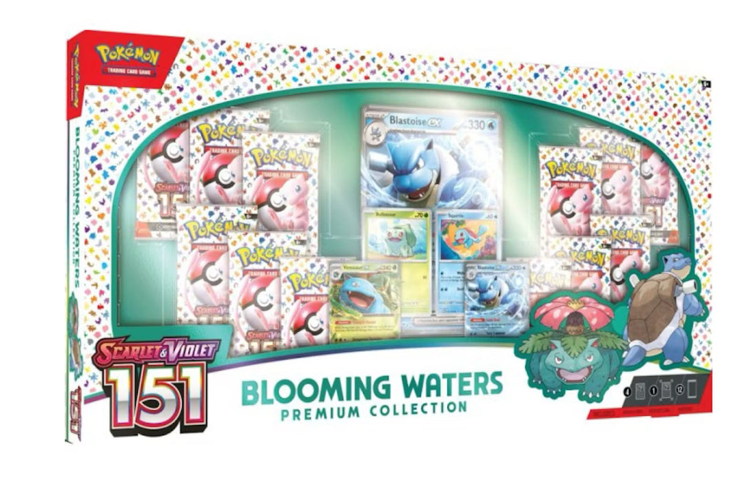 Pokémon TCG 151 Blooming Water Premium Collection Box