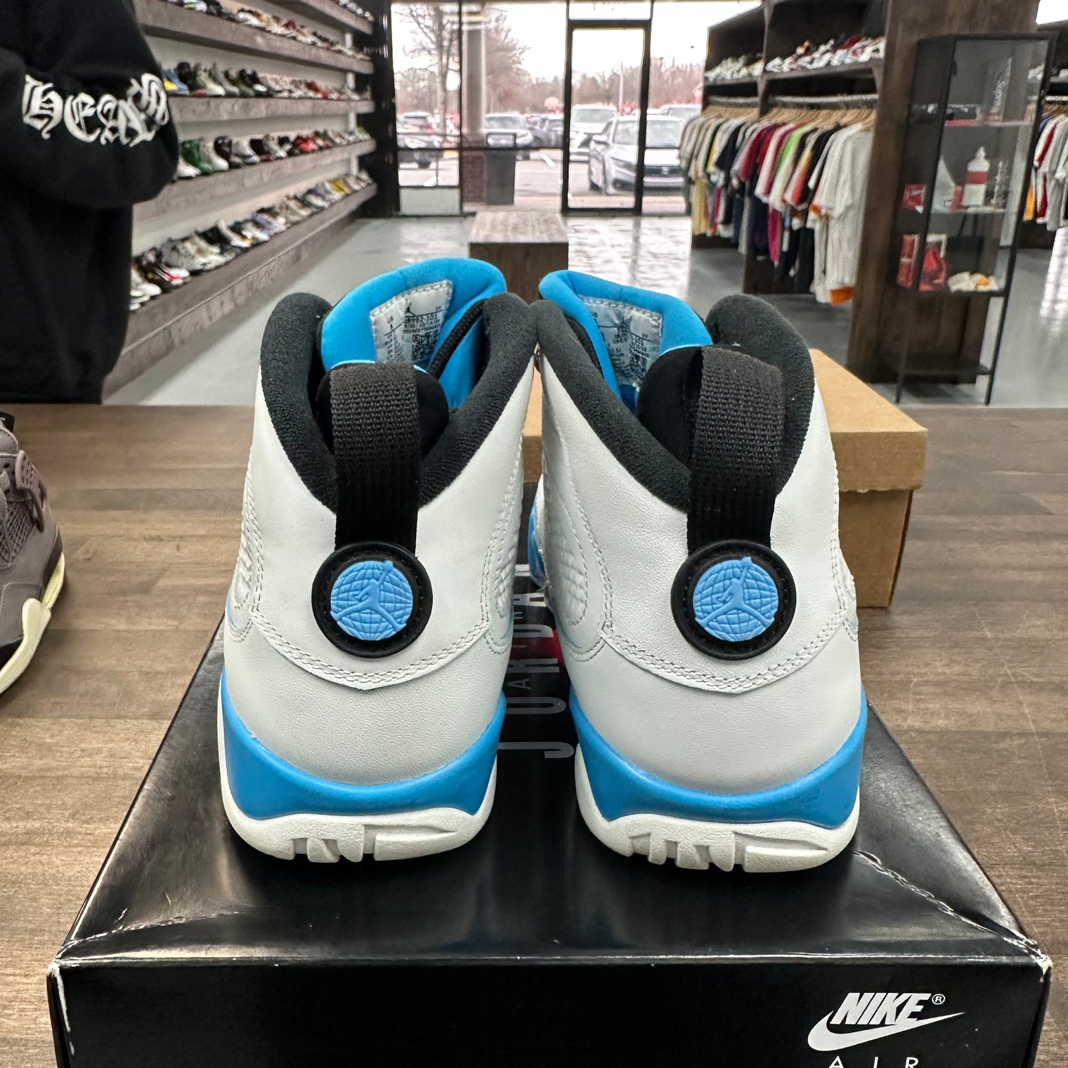 Powder Blue Jordan 9 (USED)
